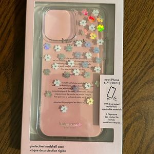 Kate Spade Rhinestone flower iPhone 13 Pro Max case
